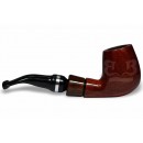Cachimbo Anel Prateado Curvo (Filtro Permanente) Piteira Chifre - 0105 VER 2